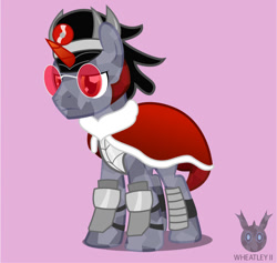Size: 765x726 | Tagged: safe, artist:wheatley r.h., derpibooru exclusive, derpibooru import, oc, crystal pony, pony, unicorn, clothes, crystallized, glasses, horn, male, silver, simple background, solo, stallion, the crystal empire 10th anniversary, unicorn oc, vector, watermark
