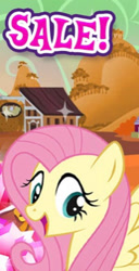 Size: 238x464 | Tagged: safe, derpibooru import, fluttershy, pegasus, pony, cropped, gameloft, meme, wow! glimmer