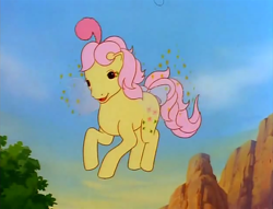 Size: 628x480 | Tagged: safe, derpibooru import, screencap, rosedust, flutter pony, pony, g1, my little pony: the movie (g1), female, mare, solo