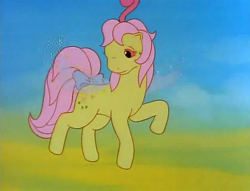 Size: 628x480 | Tagged: safe, derpibooru import, screencap, rosedust, flutter pony, pony, g1, my little pony: the movie (g1), female, mare, solo