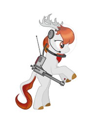 Size: 2430x3289 | Tagged: safe, artist:equestria secret guard, derpibooru import, oc, oc only, oc:surging daylight, pony creator, bipedal, chinese, dark star, female, horn, jetpack, mare, movie, my little dark stars, simple background, solo, spacesuit, transparent background