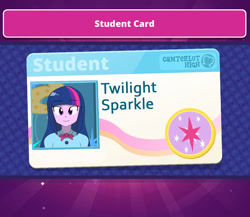 Size: 1124x976 | Tagged: safe, artist:altynp, derpibooru import, twilight sparkle, equestria girls, female, id card