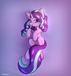 Size: 1400x1500 | Tagged: safe, artist:rejiser, derpibooru import, starlight glimmer, pony, unicorn, chest fluff, female, solo