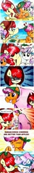 Size: 410x2048 | Tagged: safe, artist:liaaqila, derpibooru import, apple bloom, scootaloo, sweetie belle, earth pony, pegasus, pony, unicorn, :p, adorabloom, cannon, comic, cute, cutealoo, cutie mark crusaders, diasweetes, female, filly, foal, glowing, glowing horn, horn, magic, match, mouth hold, pirate, pony cannonball, shrunken pupils, telekinesis, thought bubble, tongue, tongue out, trio, unamused