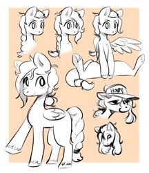 Size: 1038x1200 | Tagged: safe, artist:burritolope, artist:foxefuel, derpibooru import, oc, oc only, pegasus, pony, solo