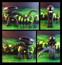 Size: 955x1000 | Tagged: safe, artist:krowzivitch, derpibooru import, alien, alien (franchise), figurine, irl, photo, xenomorph