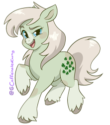 Size: 1368x1546 | Tagged: safe, artist:caffeinatedcarny, derpibooru import, minty (g1), g1, coat markings, female, mare, simple background, solo, transparent background, unshorn fetlocks