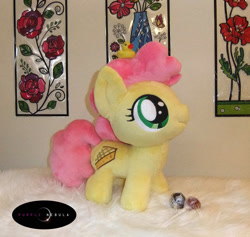 Size: 1280x1215 | Tagged: safe, artist:purplenebulastudios, derpibooru import, li'l cheese, pony, the last problem, irl, photo, plushie, solo