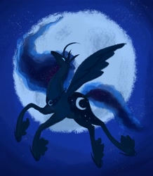 Size: 1654x1901 | Tagged: safe, artist:ombnom, derpibooru import, princess luna, alicorn, digital art, painting