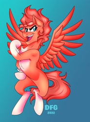 Size: 2469x3329 | Tagged: safe, artist:dragonfoxgirl, derpibooru import, oc, oc only, pegasus, pony, gradient background, solo