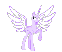 Size: 2377x2009 | Tagged: safe, artist:existencecosmos188, derpibooru import, oc, oc only, alicorn, pony, alicorn oc, base, eyelashes, female, horn, mare, raised hoof, raised leg, simple background, solo, transparent background, white eyes, wings