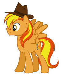 Size: 848x1064 | Tagged: safe, artist:existencecosmos188, derpibooru import, oc, oc only, pegasus, pony, hat, male, pegasus oc, simple background, smiling, solo, stallion, transparent background, wings