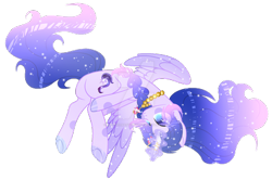 Size: 400x265 | Tagged: safe, artist:existencecosmos188, derpibooru import, oc, oc only, oc:existence, alicorn, pony, alicorn oc, base used, butt, ethereal mane, hoof polish, horn, plot, simple background, starry mane, transparent background, wings