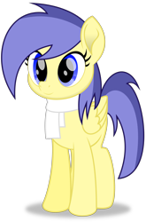 Size: 3000x4549 | Tagged: safe, artist:keronianniroro, derpibooru import, oc, oc:sapphire star, pegasus, pony, clothes, movie accurate, scarf, simple background, solo, transparent background, vector