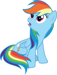 Size: 3000x3923 | Tagged: safe, artist:cloudyglow, derpibooru import, rainbow dash, party pooped, .ai available, simple background, solo, transparent background, vector