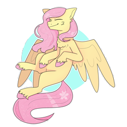 Size: 1890x1890 | Tagged: safe, artist:padfoottg, derpibooru import, fluttershy, pegasus, pony, cheek fluff, chest fluff, colored hooves, ear fluff, ears, eyes closed, female, full body, missing cutie mark, outline, simple background, smiling, solo, spread wings, three quarter view, transparent background, white outline, wings