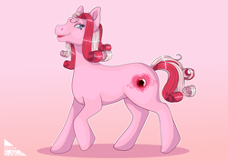 Size: 5787x4092 | Tagged: safe, artist:katarablankart, derpibooru import, valenshy, earth pony, pony, g3, female, solo