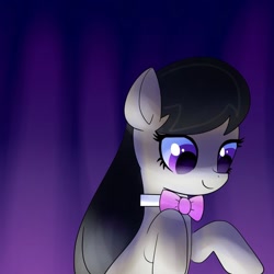 Size: 1200x1200 | Tagged: safe, artist:andromedasparkz, derpibooru import, octavia melody, earth pony, pony, bowtie, cute, female, mare, solo, tavibetes