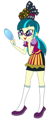 Size: 1600x3848 | Tagged: safe, artist:gmaplay, derpibooru import, juniper montage, equestria girls, mirror magic, spoiler:eqg specials, mirror, simple background, solo, transparent background