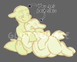 Size: 1619x1317 | Tagged: safe, artist:sexygoatgod, derpibooru import, pony, commission, couple, cuddling, female, male, pregnant, sketch, straight, wip, your character here