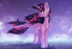 Size: 2000x1357 | Tagged: safe, artist:jsunlight, derpibooru import, twilight sparkle, twilight sparkle (alicorn), alicorn, pony, chest fluff, ear fluff, ears, female, mare, solo