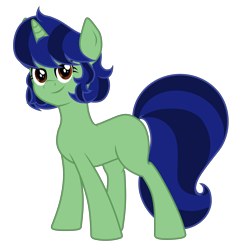 Size: 6200x6400 | Tagged: safe, artist:gabosor, derpibooru exclusive, derpibooru import, oc, oc only, oc:gabosor, pony, unicorn, 2023 community collab, blank flank, derpibooru community collaboration, digital art, lidded eyes, looking at you, meta, paint.net, ponysona, show accurate, simple background, smiling, smug, solo, standing, transparent background, vector