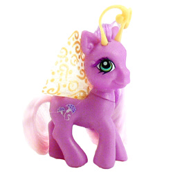 Size: 600x600 | Tagged: safe, derpibooru import, breezie, g3, blue eyes, irl, photo, pink mane, pink tail, purple coat, purple petunia, simple background, tail, toy, white background