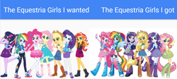 Size: 1358x608 | Tagged: safe, derpibooru import, applejack, fluttershy, pinkie pie, rainbow dash, rarity, sci-twi, sunset shimmer, twilight sparkle, anthro, human, better together, equestria girls, equestria girls (movie), female, humane five, humane seven, humane six, looking at you, meme