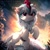 Size: 3666x3666 | Tagged: safe, artist:magnaluna, derpibooru import, oc, oc only, oc:windshear, kirin, backlighting, female, fluffy, kirin oc, looking at you, outdoors, rearing, smiling, smiling at you, solo