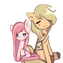 Size: 1000x1000 | Tagged: safe, artist:imoaa, derpibooru import, oc, earth pony, pegasus, 2023 community collab, derpibooru community collaboration, simple background, transparent background