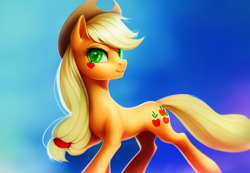 Size: 832x576 | Tagged: safe, derpibooru import, machine learning generated, applejack, earth pony, pony, slim