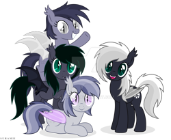 Size: 1920x1575 | Tagged: safe, artist:suramii, derpibooru import, oc, oc:cuddy, bat pony, pony, alternate design, deviantart watermark, female, mare, obtrusive watermark, self paradox, self ponidox, simple background, transparent background, watermark