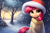 Size: 3000x2000 | Tagged: safe, derpibooru import, generator:novelai, generator:stable diffusion, machine learning generated, apple bloom, earth pony, pony, christmas, clothes, female, filly, foal, hat, holiday, looking at you, santa hat, smiling, smiling at you, snow, snowfall, solo, sweater, winter