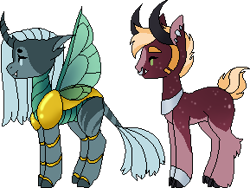 Size: 289x217 | Tagged: safe, artist:mourningfog, derpibooru import, oc, pony, interspecies offspring, next generation, offspring, parent:applejack, parent:chrysalis, parent:tirek, parent:zecora, simple background, transparent background