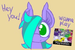 Size: 1326x891 | Tagged: safe, artist:silvaqular, derpibooru import, oc, oc only, oc:cyanette, earth pony, pony, busts a move 4, female, looking at you, mare, solo