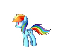 Size: 1200x1087 | Tagged: safe, artist:andromedasparkz, derpibooru import, rainbow dash, pegasus, pony, cute, dashabetes, female, mare, simple background, solo, white background