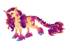 Size: 4200x2600 | Tagged: safe, artist:gigason, derpibooru import, oc, oc:nacreous, pony, unicorn, female, magical lesbian spawn, mare, obtrusive watermark, offspring, parent:nightmare moon, parent:sunset shimmer, simple background, solo, transparent background, unshorn fetlocks, watermark