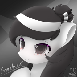 Size: 2500x2500 | Tagged: safe, artist:speedy dashie, derpibooru import, pony, bust, female, portrait