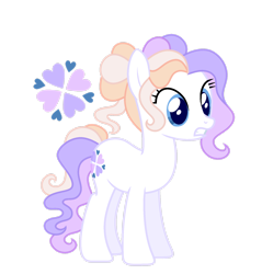 Size: 1600x1674 | Tagged: safe, artist:kabuvee, derpibooru import, oc, earth pony, pony, female, mare, pastel, simple background, solo, transparent background, wavy mane