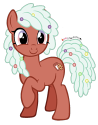 Size: 800x1020 | Tagged: safe, artist:nyanysa, derpibooru import, idw, earth pony, simple background, solo, toffee truffle, transparent background, vector