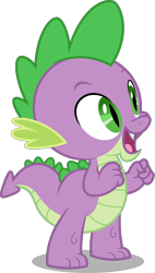 Size: 3000x5287 | Tagged: safe, artist:dashiesparkle, derpibooru import, spike, dragon, the break up breakdown, .svg available, cute, male, open mouth, simple background, solo, spikabetes, transparent background, vector