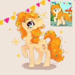 Size: 1615x1620 | Tagged: safe, artist:colorbrush, derpibooru import, screencap, pear butter, earth pony, pony, the perfect pear, cute, pearabetes, screencap reference, solo