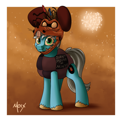 Size: 4000x4000 | Tagged: safe, artist:supermoix, derpibooru import, oc, pegasus, pony, clothes, costume, cute, giant mouse of minsk, gift art, halloween, halloween 2022, halloween costume, holiday, looking at you, simple background, solo