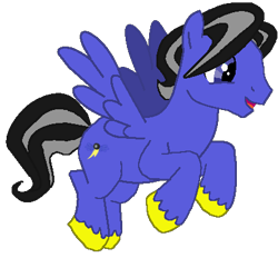 Size: 425x394 | Tagged: safe, artist:asdflove, artist:selenaede, artist:taionafan369, derpibooru import, oc, oc only, oc:treadshot, pegasus, pony, series:the chronicles of nyx, base artist:selenaede, base used, cloven hooves, colored hooves, next generation, offspring, parent:oc, parent:oc:skywind, parent:rainbow dash, parents:canon x oc, parents:skydash, reference to another series, simple background, solo, transparent background, unshorn fetlocks