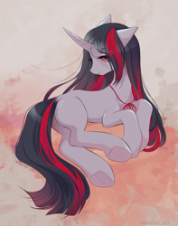 Size: 944x1200 | Tagged: safe, artist:margony, derpibooru import, oc, oc only, pony, unicorn, butt, plot, solo