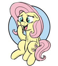 Size: 3049x3463 | Tagged: safe, artist:doodledonutart, derpibooru import, fluttershy, pegasus, pony, female, simple background, solo, white background