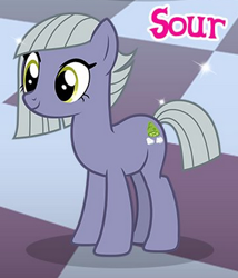Size: 306x357 | Tagged: safe, derpibooru import, limestone pie, earth pony, pony, cropped, female, gameloft, mare, meme, smiling, solo, wow! glimmer