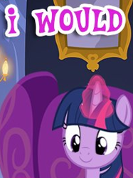 Size: 197x263 | Tagged: safe, derpibooru import, twilight sparkle, pony, cropped, female, gameloft, mare, meme, wow! glimmer