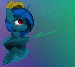 Size: 2160x1920 | Tagged: safe, artist:lu.de, derpibooru import, oc, oc only, oc:iter flash, pony, unicorn, gradient background, horn, simple background, solo, unicorn oc