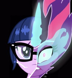 Size: 2988x3220 | Tagged: safe, artist:sarahthefox97, artist:yaya54320bases, derpibooru import, midnight sparkle, sci-twi, twilight sparkle, equestria girls, base used, duality, female, solo